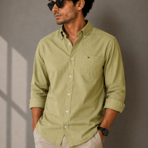 Tommy Hilfiger Linen Drop Shoulder Shirts