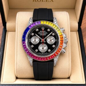 Rolex Daytona Diamond Edition Chronograph Watch for Men