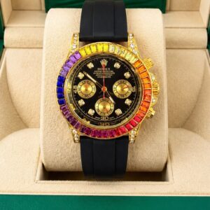Rolex Daytona Diamond Edition Chronograph Watch for Men