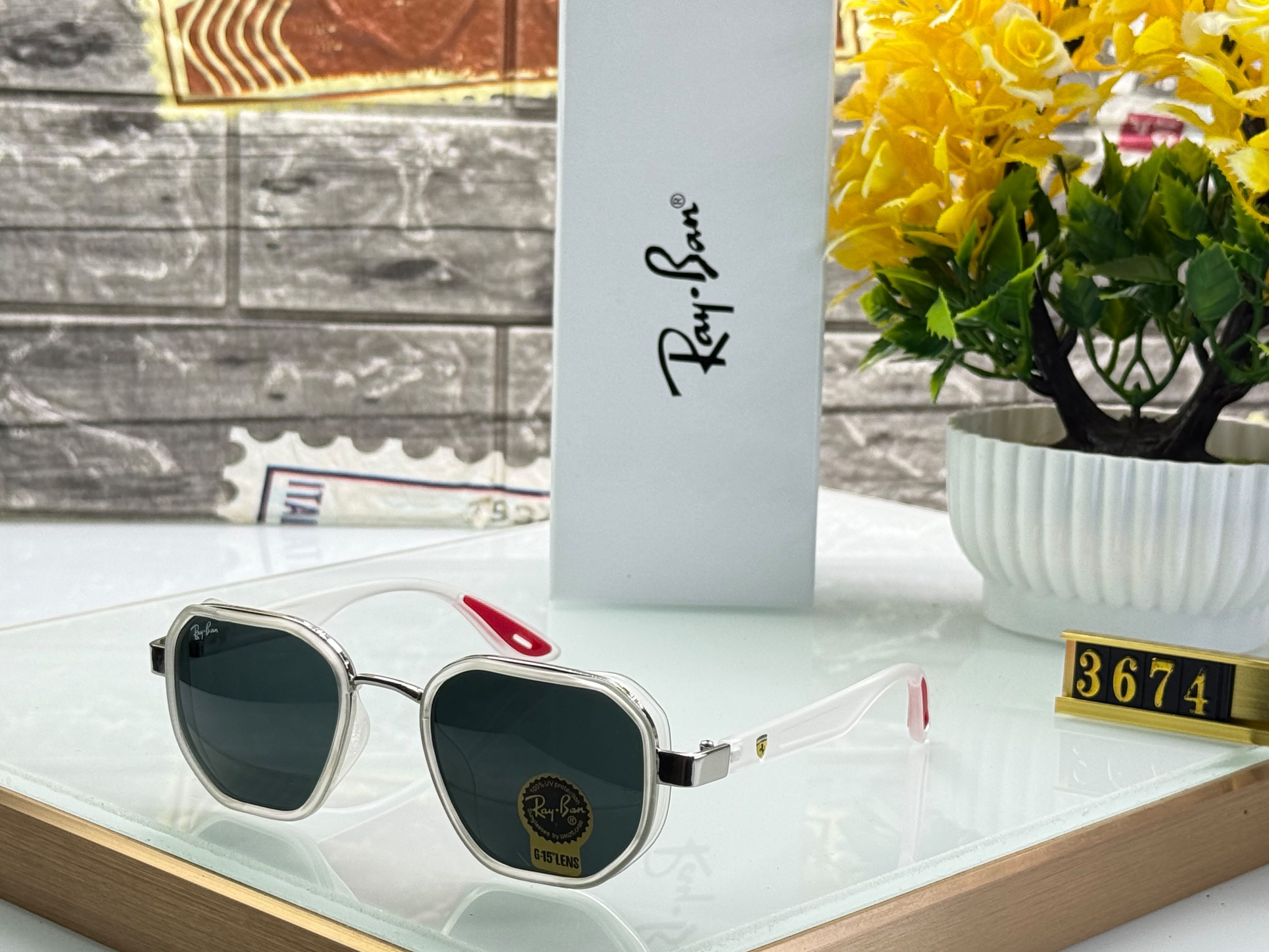 Ray-Ban x Ferrari Edition Premium Luxury Sunglasses