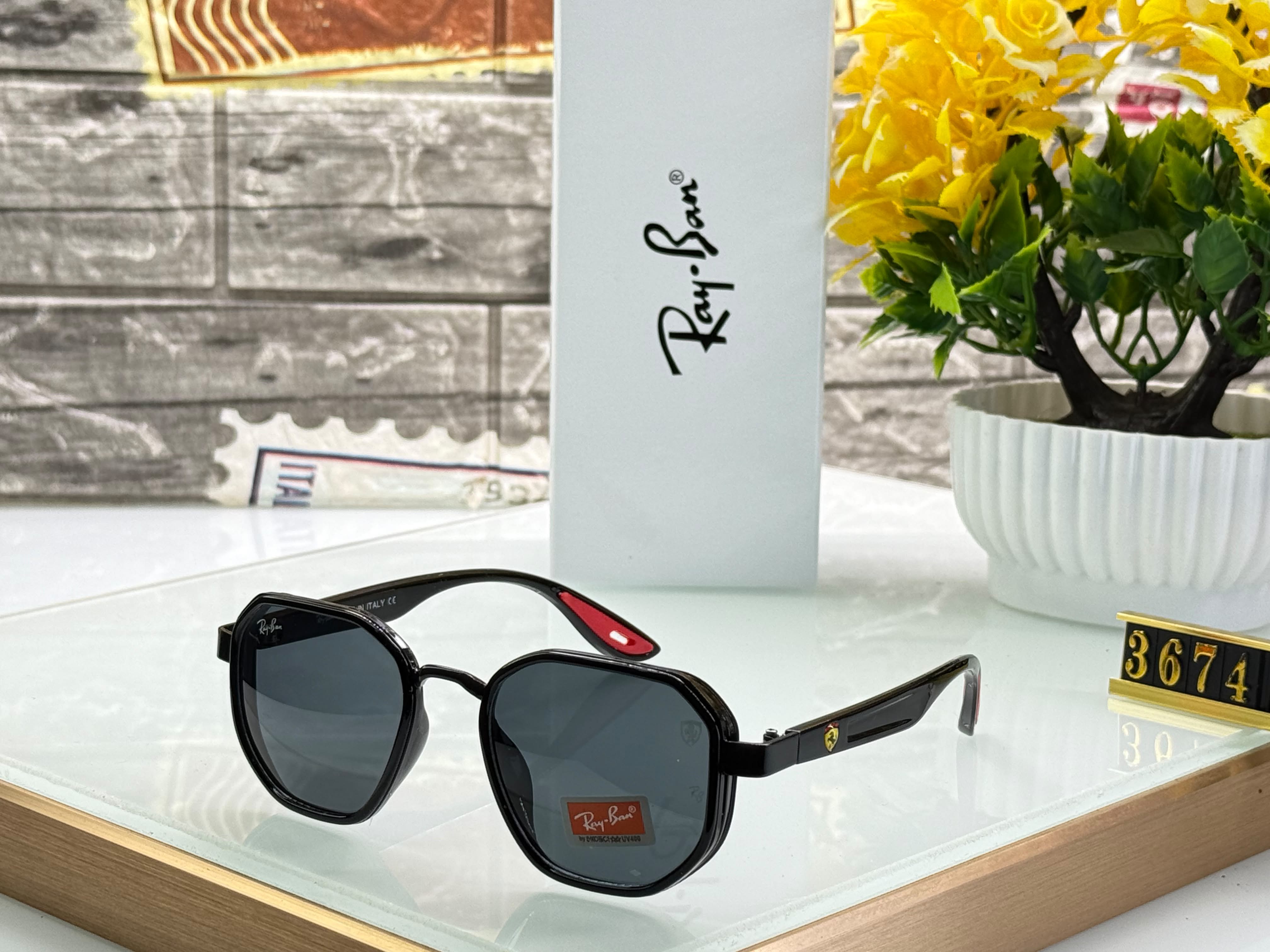 Ray-Ban x Ferrari Edition Premium Luxury Sunglasses - Image 6