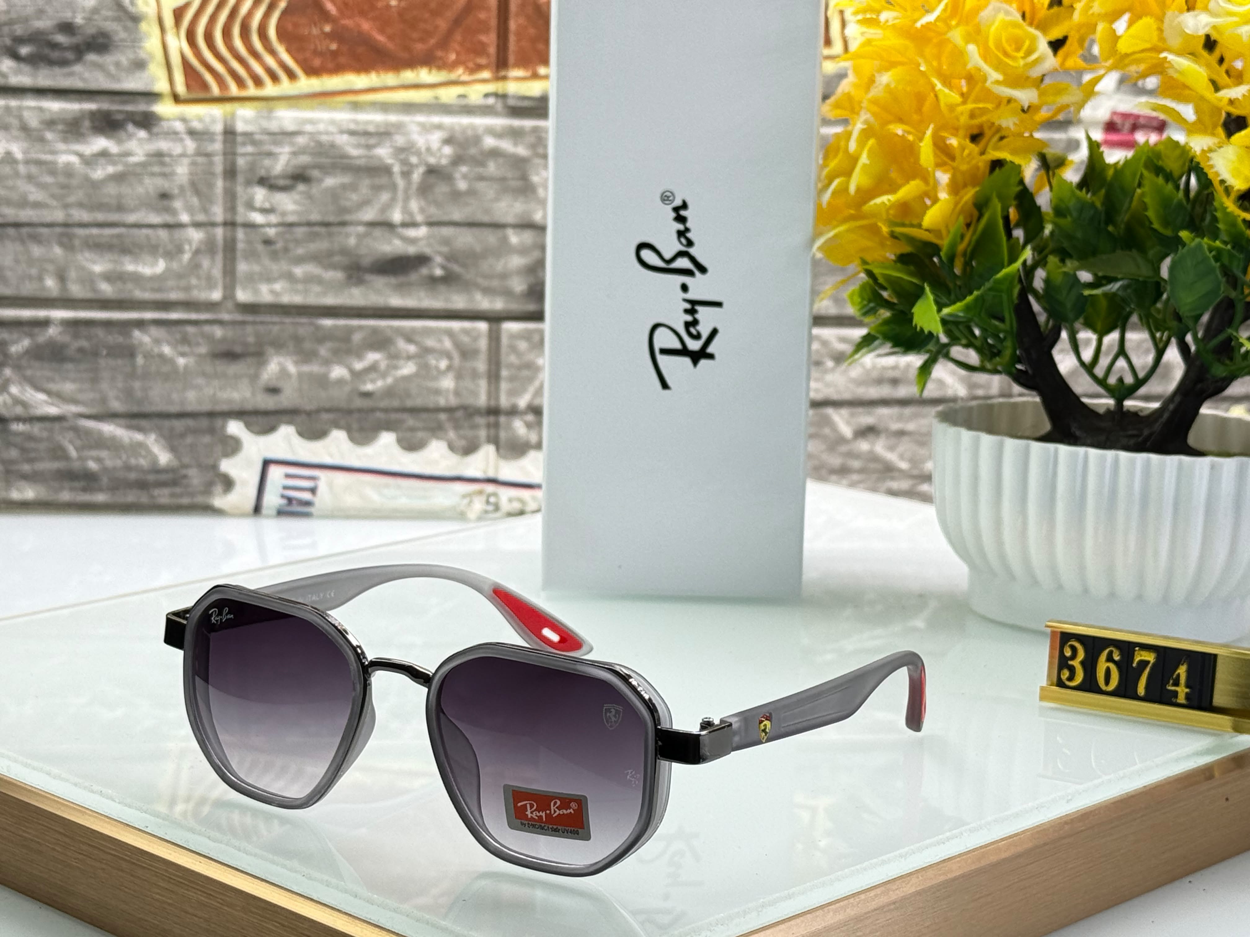 Ray-Ban x Ferrari Edition Premium Luxury Sunglasses - Image 7