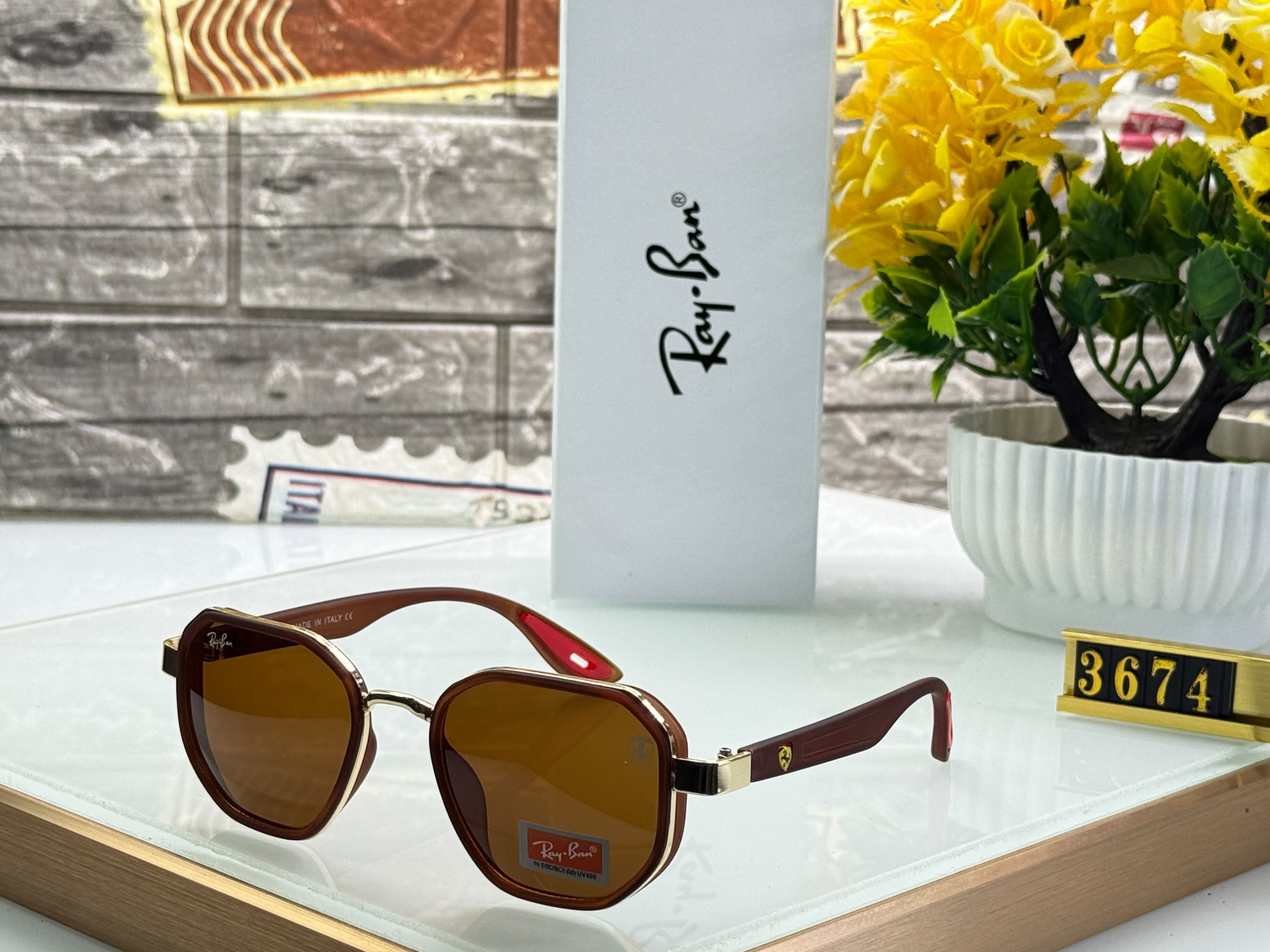 Ray-Ban x Ferrari Edition Premium Luxury Sunglasses - Image 5
