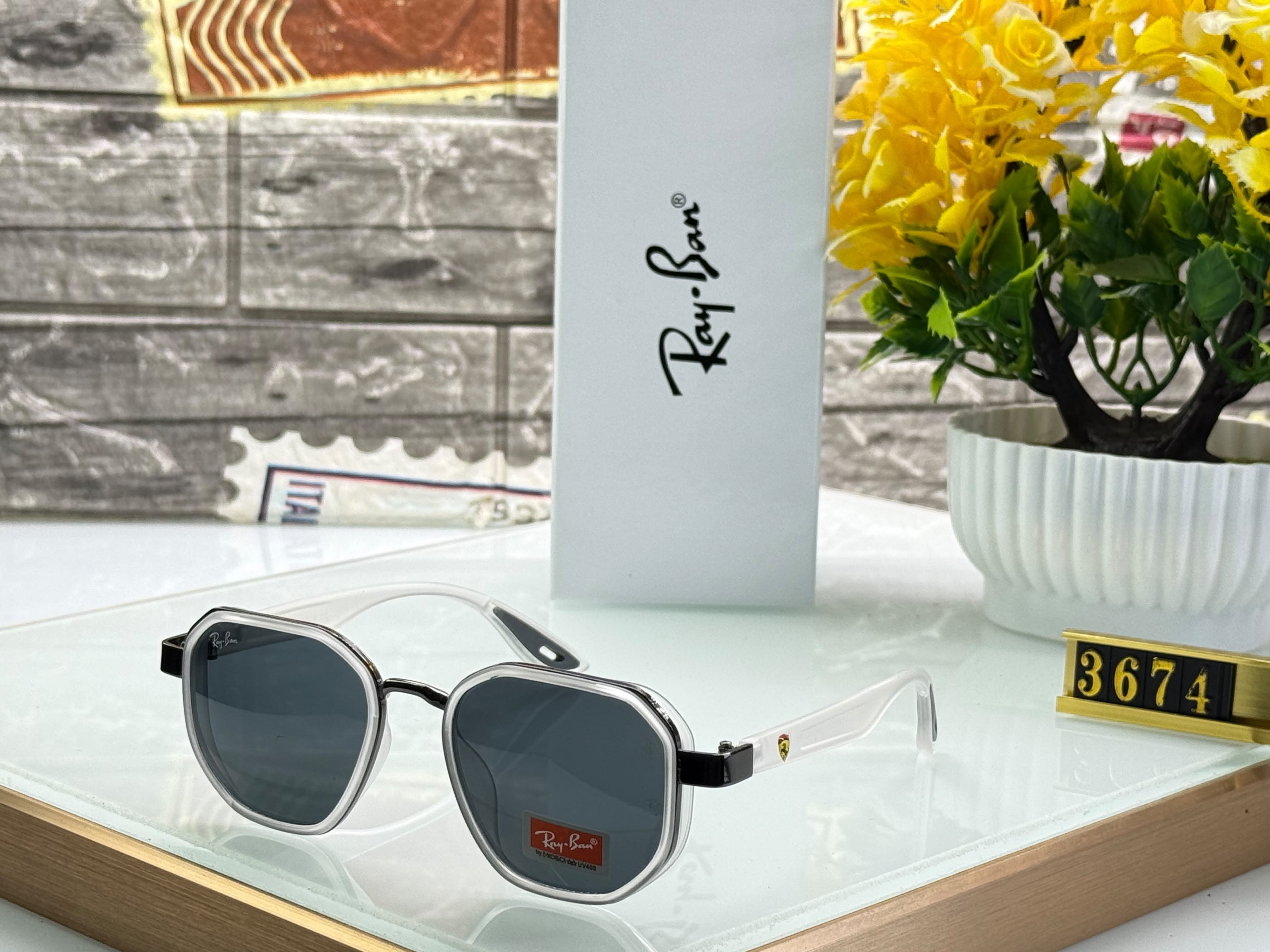 Ray-Ban x Ferrari Edition Premium Luxury Sunglasses - Image 3
