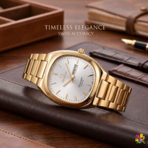 Omega Seamaster Quartz Vintage Edition Luxury Watch for Men – Classic Heritage Collection