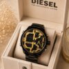 Diesel Dual Time Crazy Edition Watch for Men – Bold Oversized Luxury Collection - D