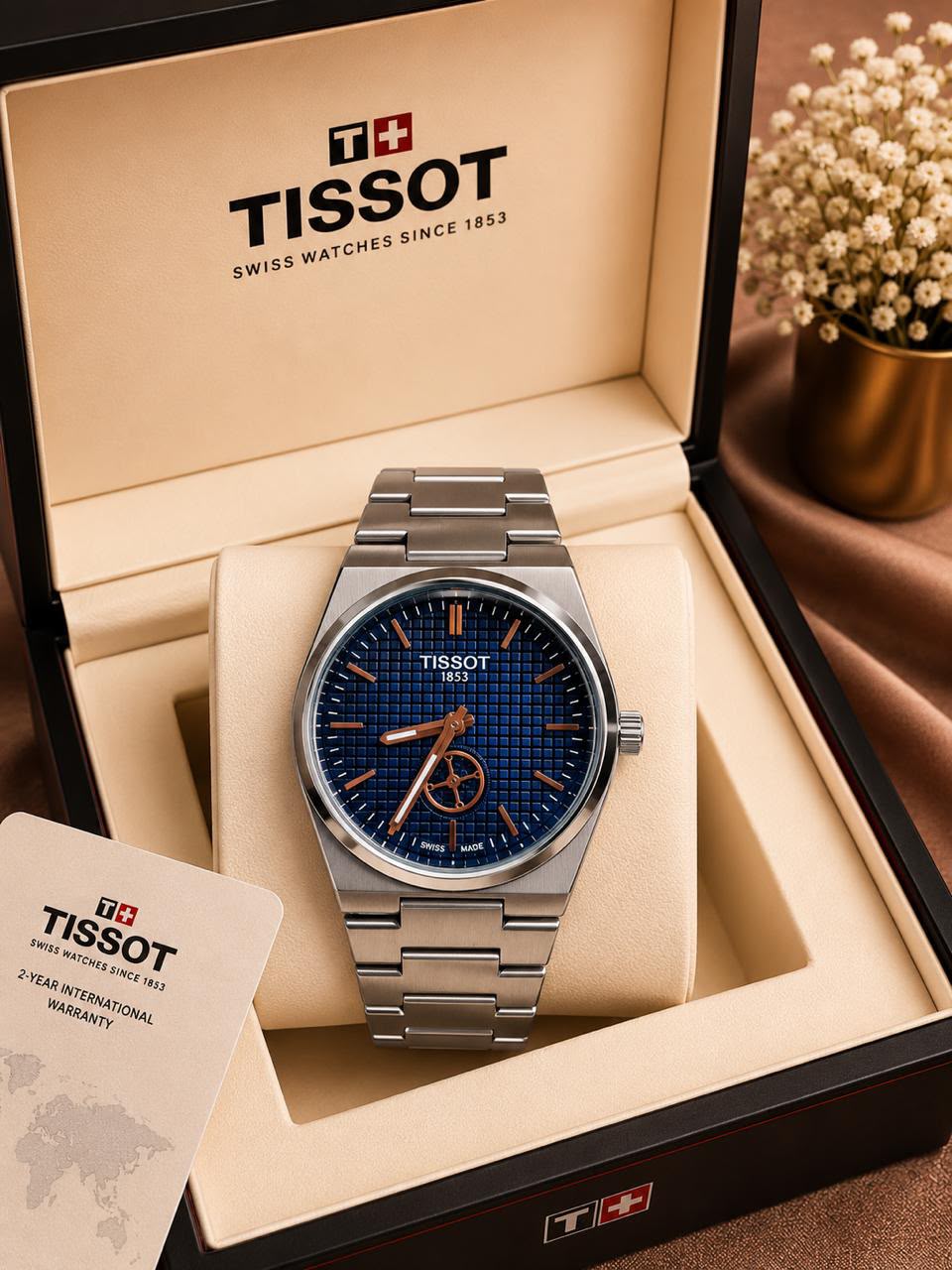 Tissot PRX Premium Men's Watch – Luxury Stainless Steel Collection