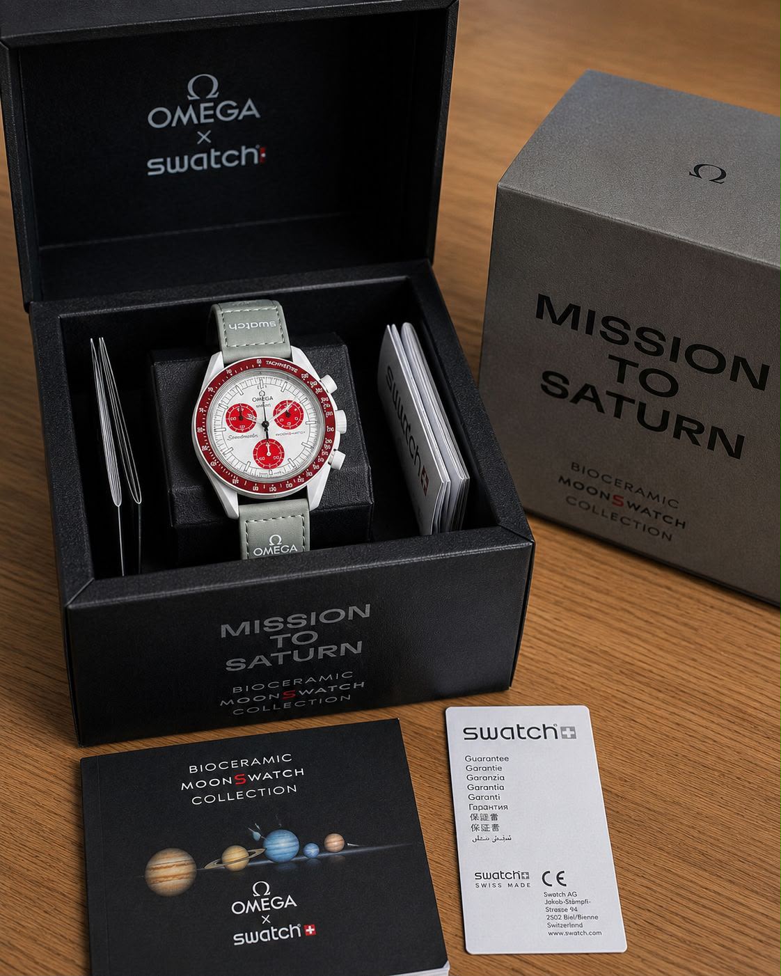 Omega x Swatch New Edition Premium Chronograph Watch for Men – All Working Collection
