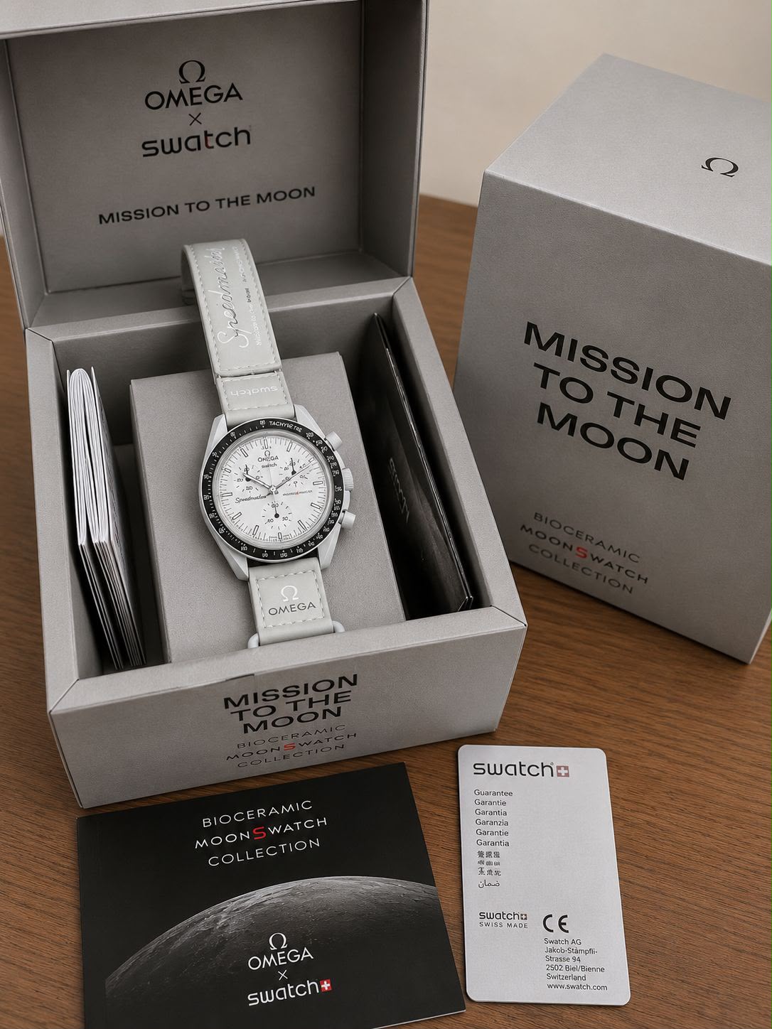 Omega x Swatch New Edition Premium Chronograph Watch for Men – All Working Collection - Image 2
