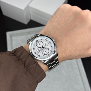 Maurice Lacroix Aikon White Dial Chronograph Watch for Men