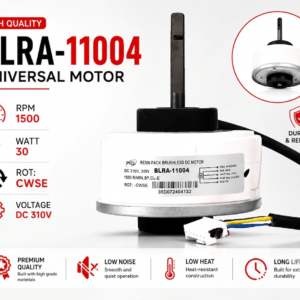 BLRA-11004 Universal Motor – 30W, 1500 RPM, Clockwise Rotation (CWSE)