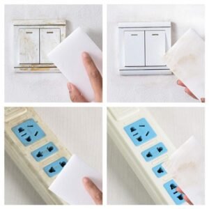 Magic Cleaning Eraser Sponge – 4 Pcs | Multi-Purpose Dirt, Stain & Mark Remover