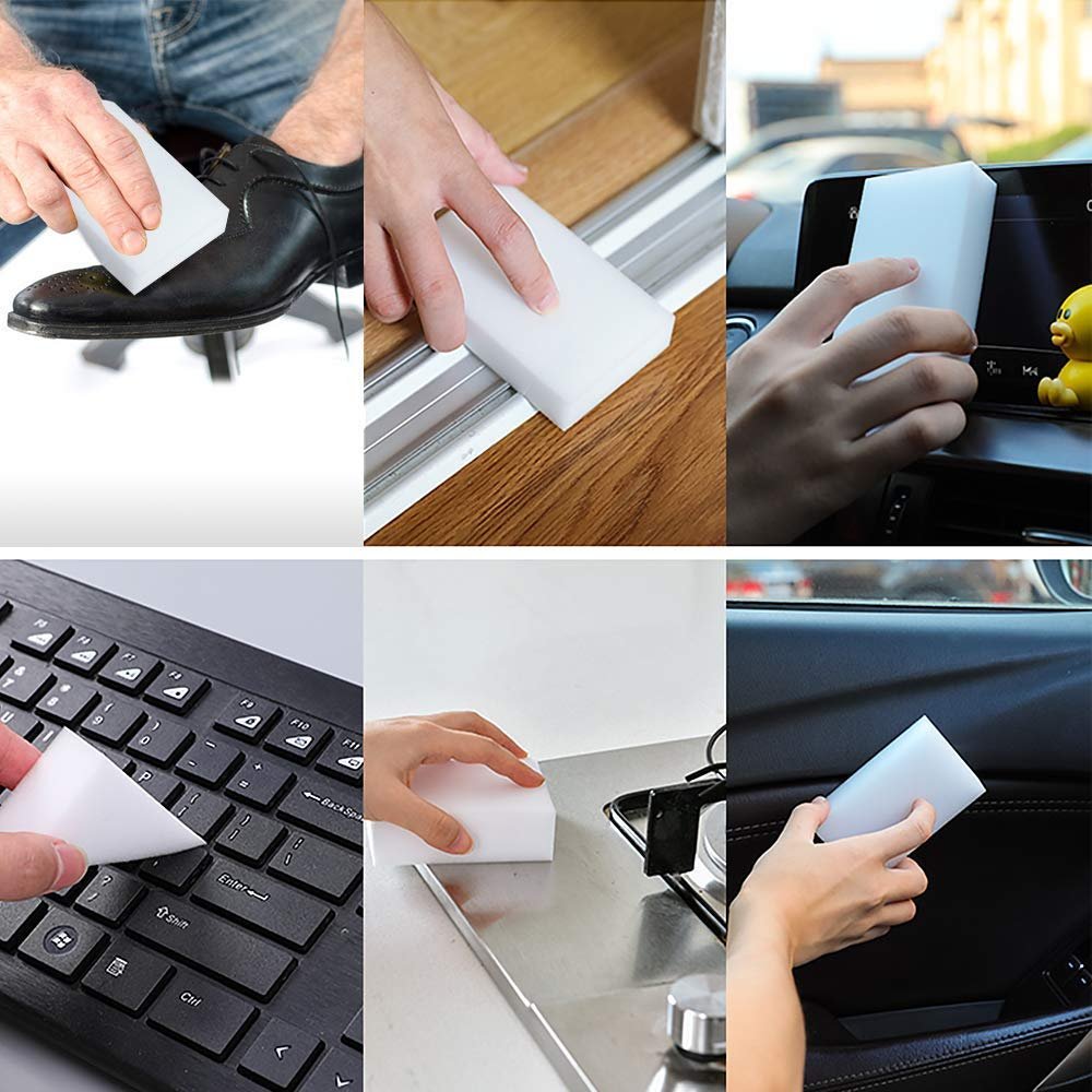 Magic Cleaning Eraser Sponge β 4 Pcs | Multi-Purpose Dirt, Stain & Mark Remover - Image 6