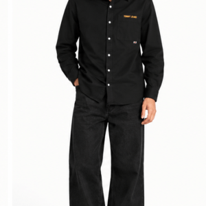TH Black Full-Sleeve Shirt