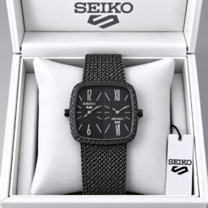 Seiko Dual Dial Square Quartz Watch