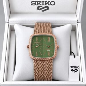 Seiko Dual Dial Square Quartz Watch