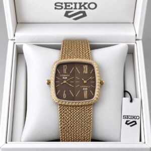 Seiko Dual Dial Square Quartz Watch