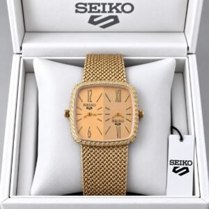 Seiko Dual Dial Square Quartz Watch