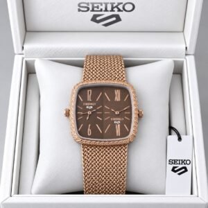 Seiko Dual Dial Square Quartz Watch