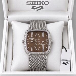 Seiko Dual Dial Square Quartz Watch